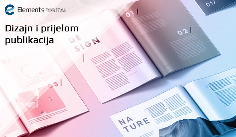 Dizajn i prijelom knjiga i časopisa Dizajn i prijelom knjiga i časopisa