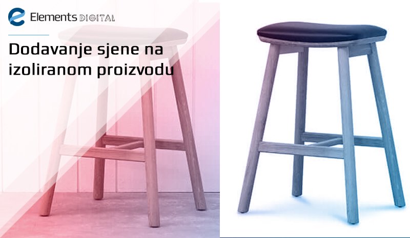 Dodavanje sjene na izoliranom proizvodu Dodavanje sjene na izoliranom proizvodu