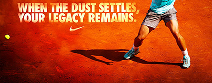 Nike dosljedno koristi odabrani font na svim fotografijama Nike dosljedno koristi odabrani font na svim fotografijama